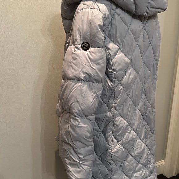 Jessica Simpson ICE grey quilted puffer jacket NWT XL - Picture 5 of 13